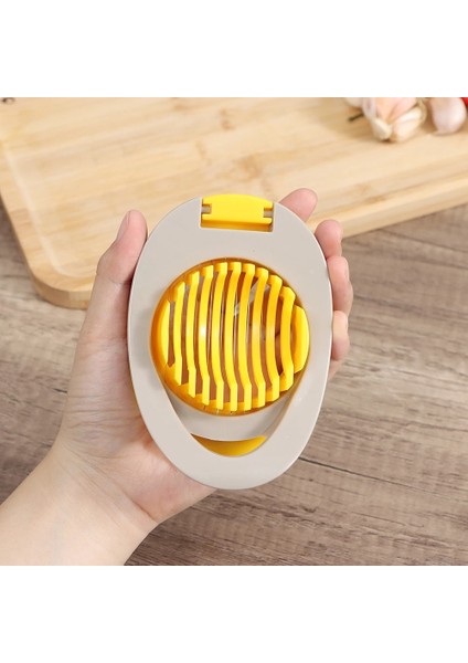 Siyah Stil Mutfak Aleti Yumurta Dilimleyici Dilimleme Aleti Kesilmiş Yumurta Kesici Paslanmaz Çelik Aksesuarlar Dilimleyiciler Çok Işlevli Şekillendirici Bento Kalıp (Yurt Dışından)