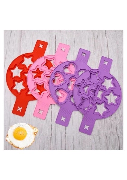 K892MOR Stil 1 Adet Silikon Yapışmaz Fantastik Yumurta Gözleme Makinesi Yüzük Mutfak Pişirme Omlet Kalıpları Flip Ocak Yumurta Halka Kalıp K098 (Yurt Dışından) indirimleri