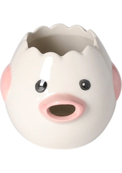 Pembe Stil Seramik Yumurta Ayırıcı Karikatür Civciv Şekli Sarısı Beyaz Protein Bölücü Sıvı Filtre Bölücü Otomatik Ayırma Aracı (Yurt Dışından)