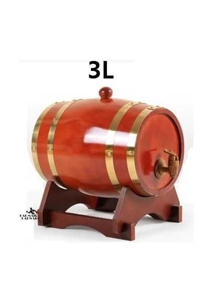 Açık Yeşil Tarzı 3l Bira Bira Fıçısı Eski Ahşap Meşe Kereste Şarap Fıçı Viski Rum Limanı Dekoratif Varil Fıçı Otel (Yurt Dışından)