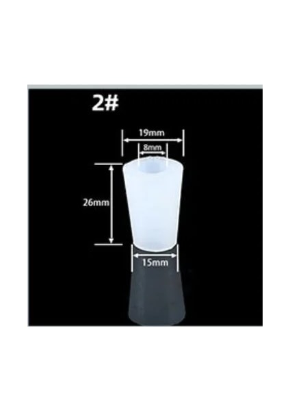 No.2 Tarzı Bir Katı Silikon Fermentör Kapak Fişi Stoper 8mm Delik Veya Katı Hava Kilidi Valfı Brew Şarap Kauçuk Fermantasyon Kapakları Fermentasyon Malzemeleri (Yurt Dışından)
