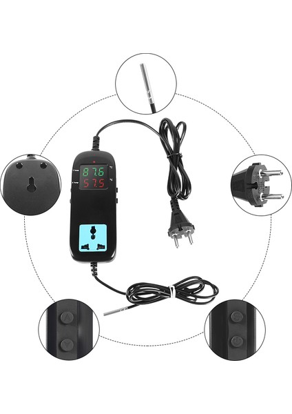 Homebrew Fermantasyon Sıcaklık Kontrol Cihazı ve Demlemek Isıtma Kemeri Bira Şarap Alkollü Içecekler 25WATT Ab Tak Fermantasyon Araçları (Yurt Dışından) fiyatları
