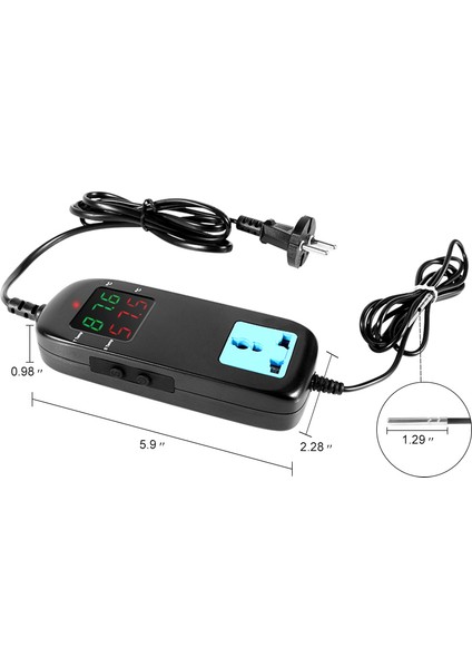 Homebrew Fermantasyon Sıcaklık Kontrol Cihazı ve Demlemek Isıtma Kemeri Bira Şarap Alkollü Içecekler 25WATT Ab Tak Fermantasyon Araçları (Yurt Dışından) modelleri