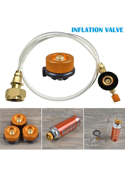 1 Set Tarzı Açık Kamp Gaz Sobası Propan Dolum Adaptörü Gaz Düz Silindir Tankı Çoğaltıcı Adaptörü Ev Mutfak Gaz Şarj Aksesuarları (Yurt Dışından) fiyatları