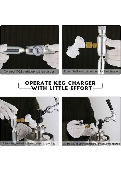 Tip 1 Stil 2020 Yeni Co2 Şarj Kiti, Co2 Regülatörü Mini Fıçı Şarj Cihazı, Top Kilidi Gaz Bağlantısı Kesilebilir Ev Bira Için Taşınabilir (Yurt Dışından) indirimleri