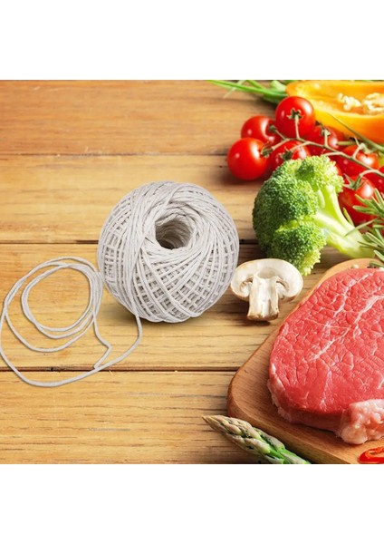 110- T Pişirme Kasap Pamuklu Sicim Et Hazırlama Trussing Hindi Telleri Mutfak Barbekü Aletleri Et Kümes Hayvanları Kavurma Telleri Yeni (Yurt Dışından) fırsatları