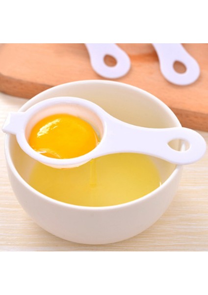 Beyaz Stil Plastik Yumurta Bölücüler Yumurta Sarısı Ayırıcı Güvenli Pratik El Yumurta Aletleri Mutfak Pişirme Aletleri Gıda Dereceli Yumurta Ayırıcı (Yurt Dışından) fiyatları
