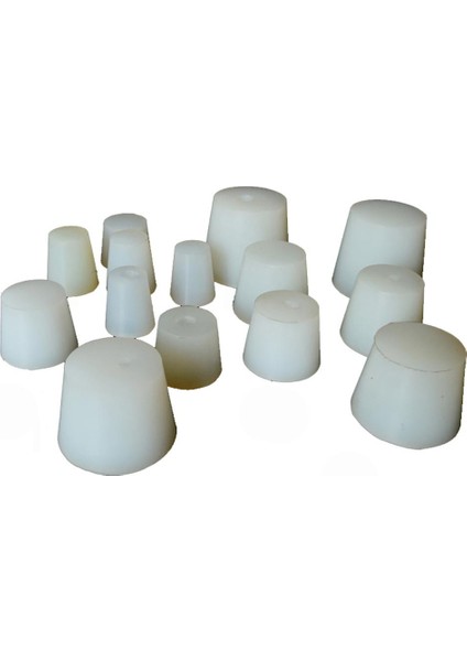 L 12 Stili 8mm Delikli Konik Silikon Tapa Hava Kilidi Valfi Için Katı Silikon Stoper Şişe Stoperi Brew Wine Food Grade Kauçuk Stoper (Yurt Dışından) modelleri