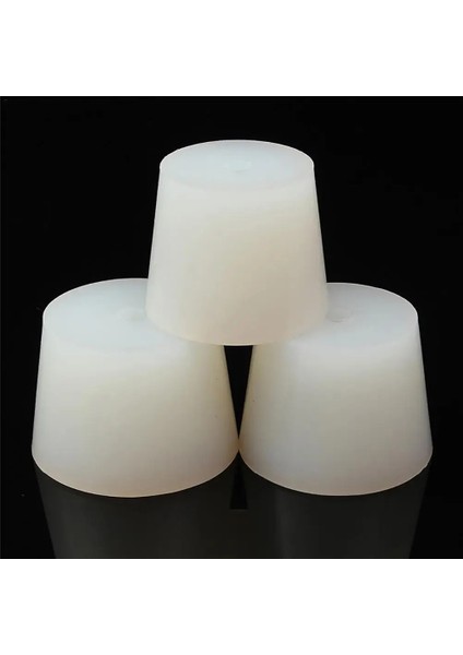 L 12 Stili 8mm Delikli Konik Silikon Tapa Hava Kilidi Valfi Için Katı Silikon Stoper Şişe Stoperi Brew Wine Food Grade Kauçuk Stoper (Yurt Dışından) fırsatları