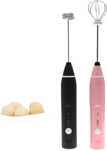 Pembe Tarzı USB Ayarlanabilir Hız Süt Köpürtücü Otomatik El Köpük Kahve Makinesi Sıkacağı Cappuccino Taşınabilir Mutfak Blender (Yurt Dışından)