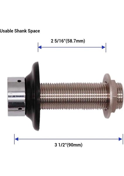 3 "(90MM) Krom Kaplama Şaft "ıd Çap Fıçı Bira Homebrew Kegging Parçaları Dıy Kegerator Jokey Kutusu Aksesuarları (Yurt Dışından) fırsatları