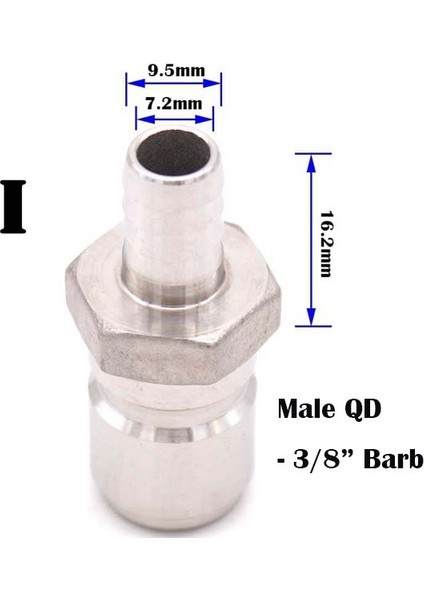 Ben Stil Homebrew Bira Erkek Hızlı Bağlantı Kesme Paslanmaz Çelik Bilyalı Kilit Stili (Yurt Dışından)