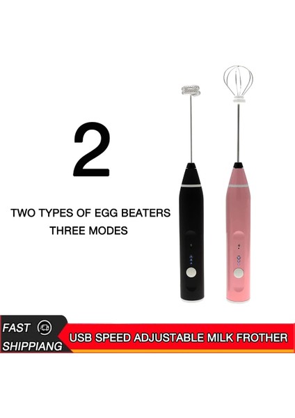 Pembe Tarzı USB Ayarlanabilir Hız Süt Köpürtücü Otomatik El Köpük Kahve Makinesi Sıkacağı Cappuccino Taşınabilir Mutfak Blender (Yurt Dışından)