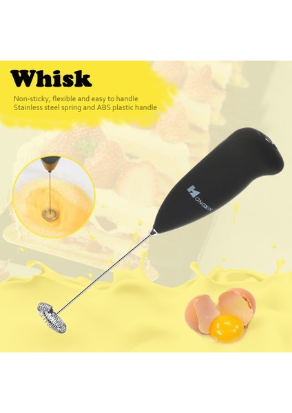 Elektrikli Süt Köpürtücü El Köpürtücü Kahve Makinesi Yumurta Çırpıcı Cappuccino Karıştırıcı Mini Otomatik Blender Mutfak Çırpma Aracı (Yurt Dışından)