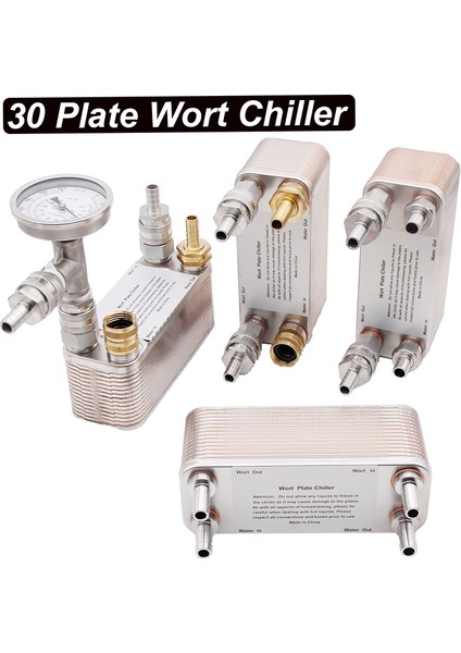 A1 Stili Homebrew Bira Wort Chiller 30 Plakalı Eşanjör Ba (Yurt Dışından) fiyatları