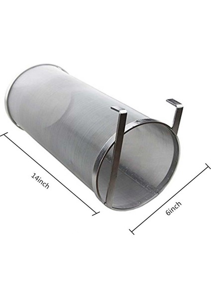 15X35CM Tarzı 300 Mikron Paslanmaz Çelik Ev Yapımı Bira Bira Hop Örgü Filtre Süzgeç Kanca ile Örümcek Örgü Filtre Süzgeç Bira Bira Hop (Yurt Dışından)