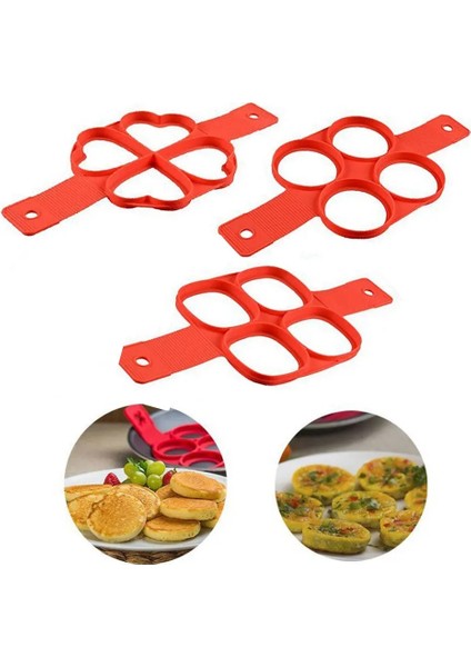 Yuvarlak Stil Yumurta Pişirici Gözleme Makinesi Kalıp Yumurta Şekillendirici Omlet Yapışmaz Pişirme Aracı Pan Flip Yumurta Halka Kalıp Mutfak Alet Aksesuarları (Yurt Dışından) indirimleri