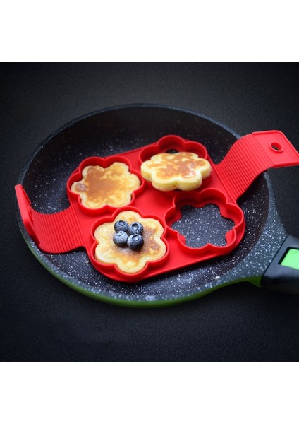 Ordu Yeşili Tarzı 1 Adet Silikon Yumurta Kalıp Şekillendirici Omlet Pişirme Aracı Yapışmaz Kolay Çevirmek Hiçbir Koku Mutfak Aksesuarları Yumurta Gözleme Makinesi (Yurt Dışından)