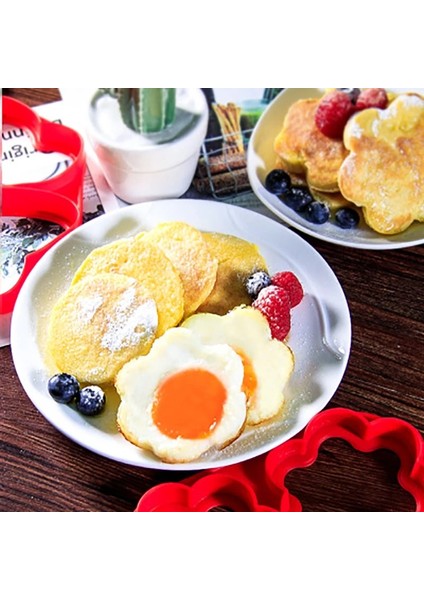 Ordu Yeşili Tarzı 1 Adet Silikon Yumurta Kalıp Şekillendirici Omlet Pişirme Aracı Yapışmaz Kolay Çevirmek Hiçbir Koku Mutfak Aksesuarları Yumurta Gözleme Makinesi (Yurt Dışından)