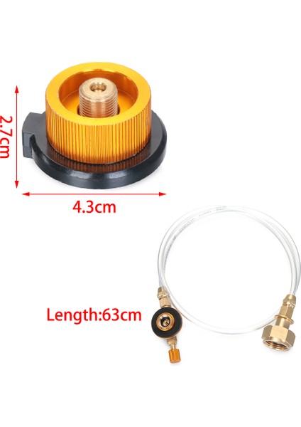 Adaptör Stili Açık Kamp Gaz Sobası Propan Dolum Adaptörü Brülör Lpg Düz Silindir Tankı Çoğaltıcı Konteyner Adaptörü Tasarrufu Dayanıklı Pu Tüp (Yurt Dışından) fırsatları