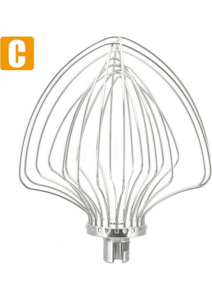 185X160MM Stili Paslanmaz Çalmak Yumurta Çırpıcı Tilt Kafa Mikser Elektrikli Mutfak Karıştırma Aracı Kitchenaid Için Değiştirme, B Tipi (Yurt Dışından)