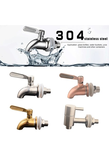 12 mm Gümüş Tarzı 16MM Içecek Dispenseri Dokunun Içecek Şarap Varil Musluk Tıkaç Su Paslanmaz Çelik Kahve Suyu Musluklar Gümüş Musluk Mutfak Gereçleri (Yurt Dışından) indirimleri