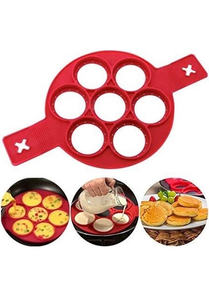 C Stili Yapışmaz Gözleme Kalıpları Halka Silikon Kızarmış Yumurta Kalıbı Yeniden Kullanılabilir Gözleme Makinesi Yumurta Halkası Mutfak Pişirme Pişirme Araçları (Yurt Dışından)