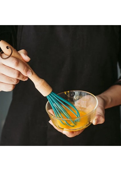 Mavi Büyük Stil Ahşap Yumurta Çırpıcı Içecekler Süt Köpürtücü Köpürtücü Çırpma Mikser Karıştırıcı Yumurta Çırpıcı Kolu Pişirme Mutfak Pişirme Araçları (Yurt Dışından)
