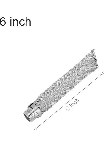 6 Inç Tarzı Yeniden Kullanılabilir Paslanmaz Çelik Bira Filtre Tüp Bira Su Isıtıcısı Bazuka Ekran Ev Aletleri Çok Işlevli Örgü Süzgeç Şarap Ipliği Tun (Yurt Dışından)
