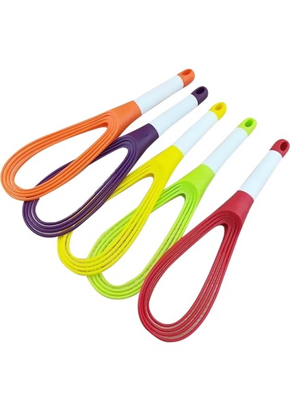 Turuncu Tarzı Çok Fonksiyonlu Döner Manuel Yumurta Çırpıcı Mikser Mini Plastik Mutfak Yumurta Çırpma Fırında Aracı Yumurta Karıştırıcı Silikon Çevre Dostu (Yurt Dışından)