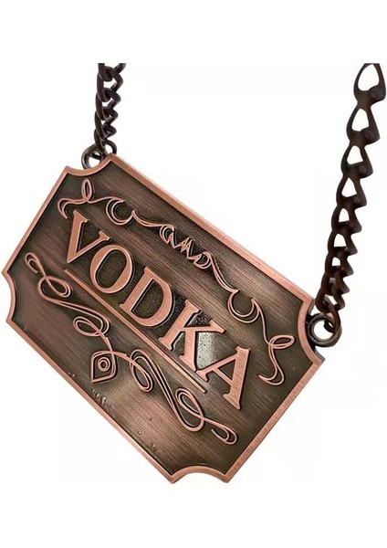 Bronz Tarzı Yüksek 8 Takım Likör Dekantör Etiketleri Mutfak Bar Tedarikçileri Için Aynı Renk Zincirli Bronz Likör Etiketleri (Yurt Dışından) fırsatları