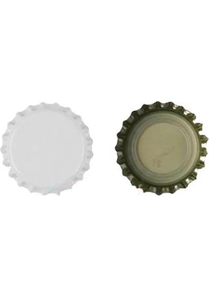 Beyaz Stil 100 Adet Taç Kapakları Homebrew Bira Kapakları Craft Bira Şişeleme Bira Homebrew Bira Aracı Bira Malzemeleri Için Kapakları (Yurt Dışından)