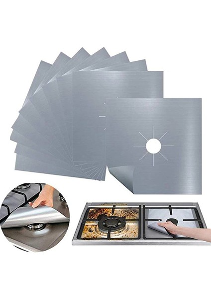 2pcs-Siyah Tarzı Gaz Sobası Koruyucu Ped Ocak Kapağı Astar Temiz Mat Pad Anti-Kirlenme ve Yağ Geçirmez Soba Koruyucu Mutfak Aksesuarları (Yurt Dışından) modelleri