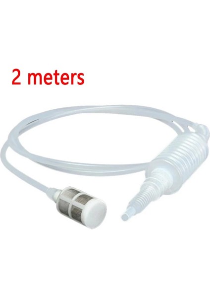 No.1 Tarzı 2m Bira Sifon Hortumu Şarap Bira Yapma Aracı Ev El Yapımı Bira Aracı Gıda Sınıfı Sifon Filtre Şarap Yapımı Fermantasyon Aracı (Yurt Dışından)