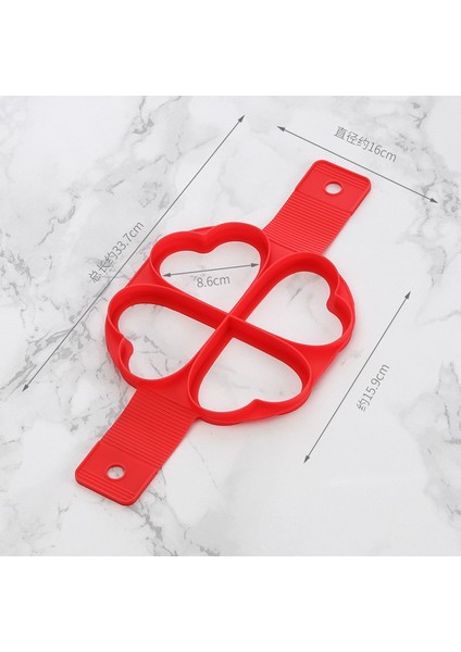 NO.78102 Stili Yumurta Gözleme Halkası Yapışmaz Gözleme Makinesi Kalıp Silikon Yumurta Pişirici Kızarmış Yumurta Şekillendirici Omlet Kalıpları Mutfak Pişirme Aksesuarları Için (Yurt Dışından)