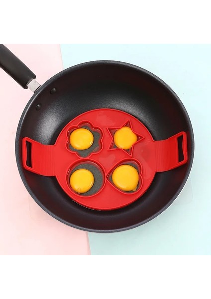 NO.78102 Stili Yumurta Gözleme Halkası Yapışmaz Gözleme Makinesi Kalıp Silikon Yumurta Pişirici Kızarmış Yumurta Şekillendirici Omlet Kalıpları Mutfak Pişirme Aksesuarları Için (Yurt Dışından) fırsatları