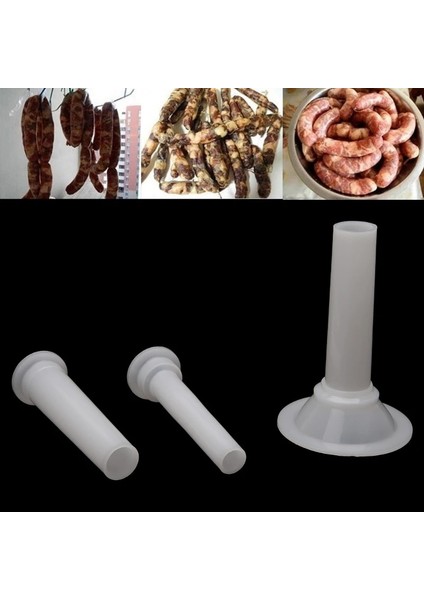 El Yapımı Kıyma Doldurma Doldurma Doldurma Tüpü 10 # Beyaz Renk Için Yeni Lastik Sosis Dolum Tüpü (Yurt Dışından)
