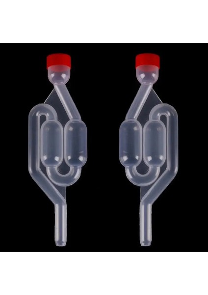 3 Adet Tarzı Su Contası Egzoz Tek Yönlü Home Brew Şarap Fermantasyonu Hava Kilidi Mühürlü Plastik Hava Kilidi Çekvalf Su Mühürlü Vanalar (Yurt Dışından)
