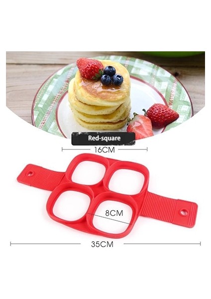 No.4 Tarzı Yumurta Çevirme Gözleme Halkası Omlet Yapışmaz Ocak Pan Maker Kalıp Silikon Pişirme Mutfak Aletleri Fantastik Yumurta Pişirme Aksesuarları (Yurt Dışından)