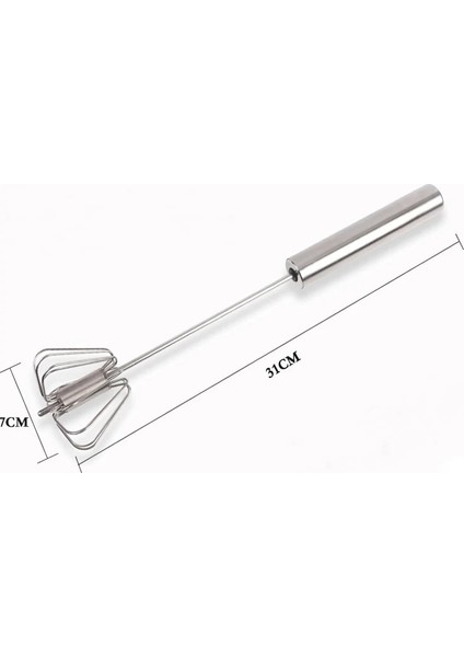 31X7CM Tarzı Yarı Otomatik Yumurta Çırpıcı Karıştırıcı Kendiliğinden Dönen Yumurta Kreması Kahve Süt Karıştırma Çırpma Çırpıcı Manuel El Blender Mutfak Aletleri (Yurt Dışından)