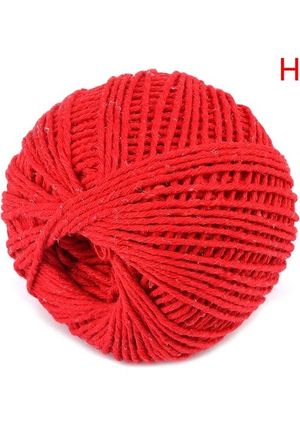 H Tarzı 75M Et Sosis Kravat Halatı Pişirme Kasap Pamuk Sicim Et Trussing Ipleri (Yurt Dışından)