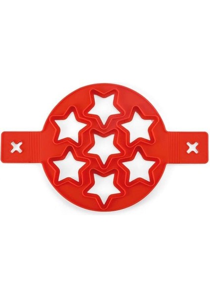 Yıldız Kırmızı Tarzı Kızarmış Yumurta Gözleme Makinesi Yapışmaz Pişirme Aracı Yuvarlak Kalp Gözleme Makinesi Yumurta Ocak Tava Çevirme Yumurta Kalıp Mutfak Pişirme Aksesuarları (Yurt Dışından)