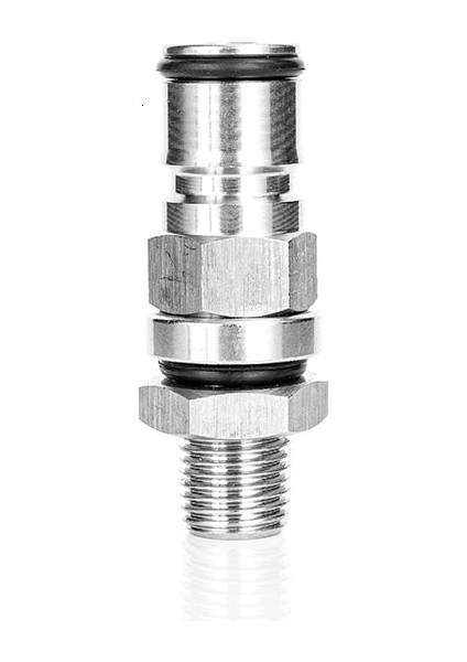 Sıvı Tarzı Inç-18 Gasliquid Corny Fıçı Adaptörü Poppet Inç Erkek Bsp Hex Nipel ile Sıvı ve Gaz Topu Kilit Mesaj (Yurt Dışından)