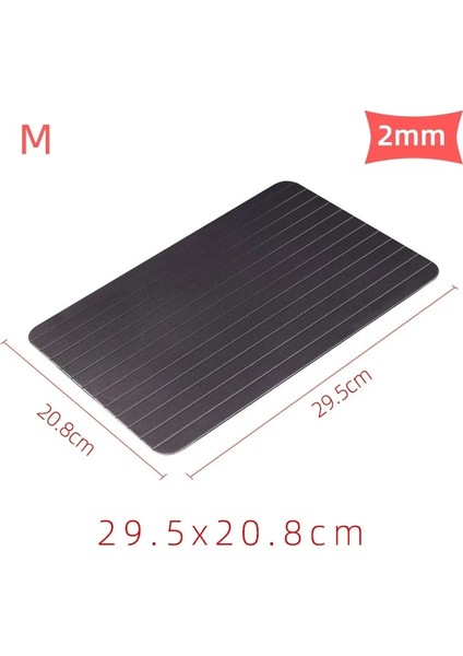 29.5X20.8X0.2CM Stili Hızlı Buz Çözme Tepsisi Hızlı Çözülme Dondurulmuş Gıda Et Meyve Hızlı Buz Çözme Plaka Panosu Buz Çözme Tepsisi Buz Çözme Ana Mutfak Aletleri (Yurt Dışından)