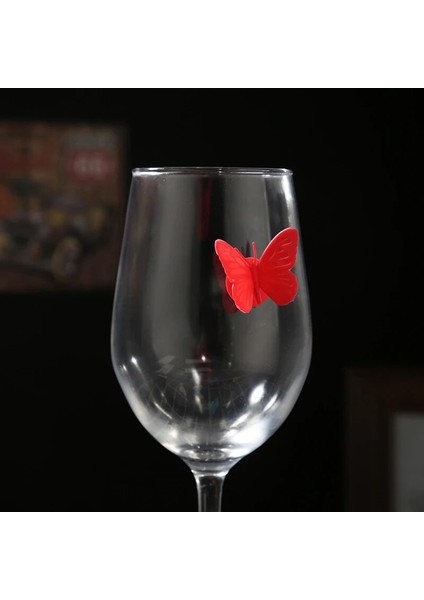 No.2 Tarzı Silikon Kelebek Parti Şarap Cam Marker Charms Içme Buddy Kupası Tanımlama Kupası Tanımlayıcı Bardak Etiketleri Etiket Işaretleri (Yurt Dışından) indirimleri