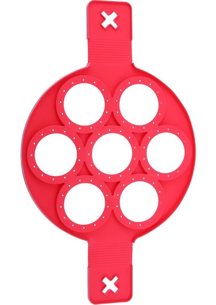 Çiçek 4 Delik Stili Gözleme Makinesi Yapışmaz Pişirme Aracı Yumurta Halkası Dairesel Silikon Kalıp Tava Omlet Kalıp Mutfak Aksesuarı Delik (Yurt Dışından) modelleri