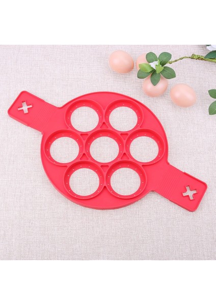 Çiçek 4 Delik Stili Gözleme Makinesi Yapışmaz Pişirme Aracı Yumurta Halkası Dairesel Silikon Kalıp Tava Omlet Kalıp Mutfak Aksesuarı Delik (Yurt Dışından) fırsatları