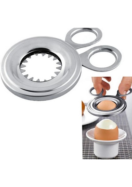 Dilimleyici Haşlanmış Pişmiş Yumurta Topper Keskin Nişancı Yumurta Kabuğu Kabuğu Açacağı Mutfak Ev Aleti Kesici Mini Makas Makası Aracı Yumurtalar Için (Yurt Dışından)