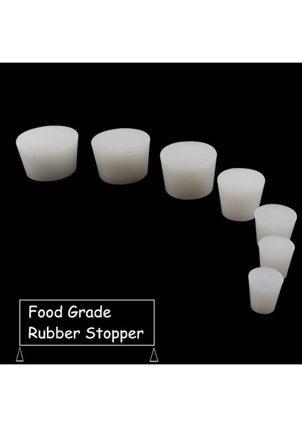 10 Numara Stil 2pcslot Silikon Fiş Delik Olmadan Gıda Sınıfı Fermantasyon Için Kauçuk Stoper Varil Hava Kilidi Vana Demlemek Ev Bira Için (Yurt Dışından) modelleri