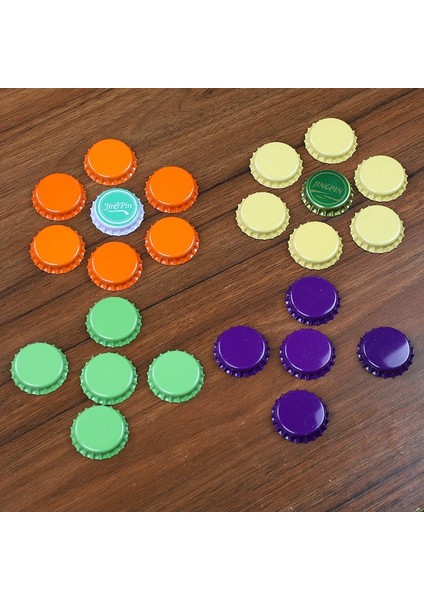 Sarı Stil 100 Adet Taç Kapakları Homebrew Bira Kapakları Craft Bira Şişeleme Bira Homebrew Bira Aracı Bira Malzemeleri Için Kapakları (Yurt Dışından) fırsatları